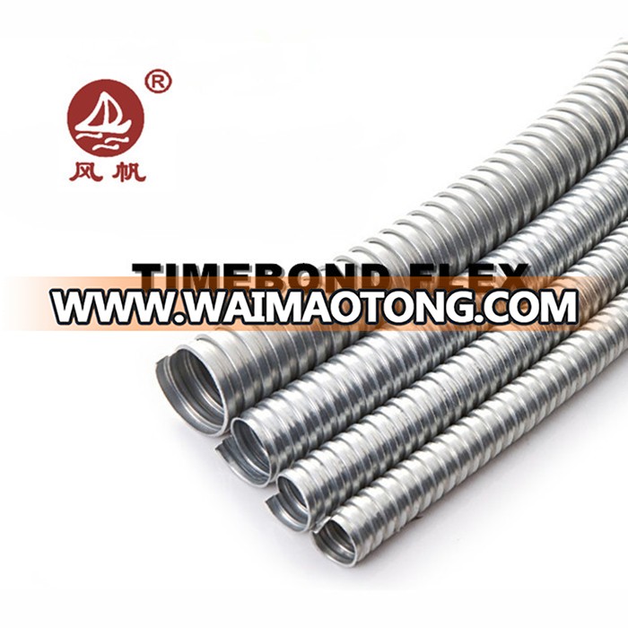 Flexible electrical wire conduit , Galvanized steel pipe, Galvanized flexible steel wiring conduit